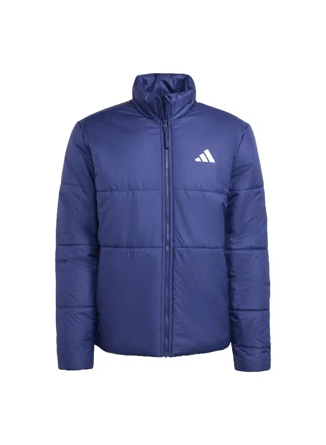 Куртка утепленная с логотипом Bsc Climawarm 3-Stripes Adidas, темно-синий