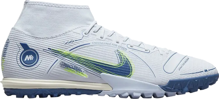 

Кроссовки Nike Mercurial Superfly 8 Academy TF 'Grey Light Marine', серый