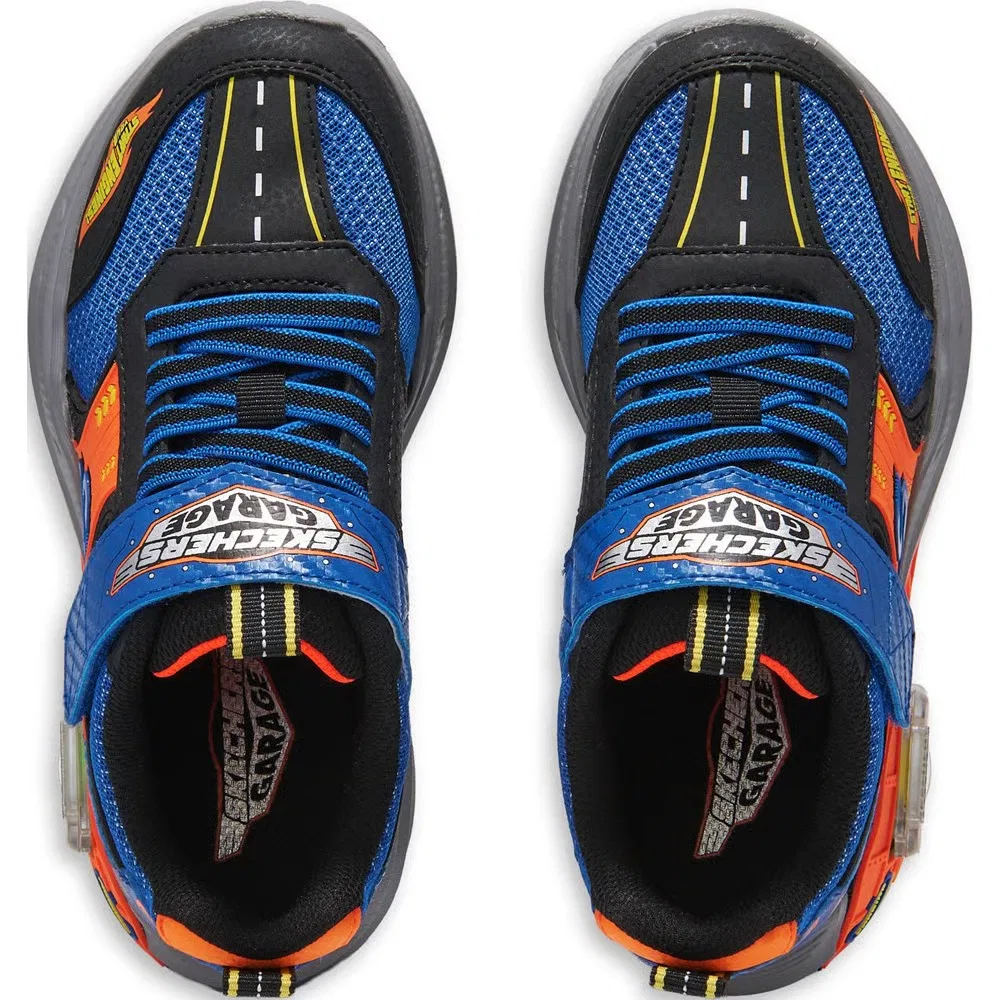 Детские кроссовки Skechers Garage, Black/Orange — фото 4