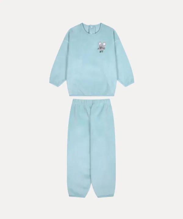 Детский костюм Salt Mink Set от бренда Rototobebe, голубой — фото 3