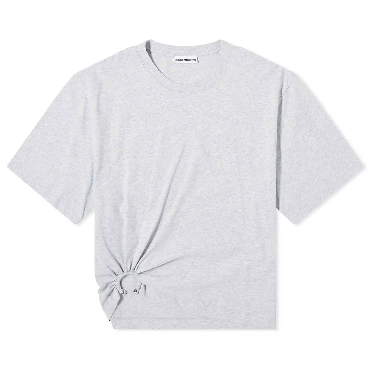 

Футболка Paco Rabanne Crop, серый