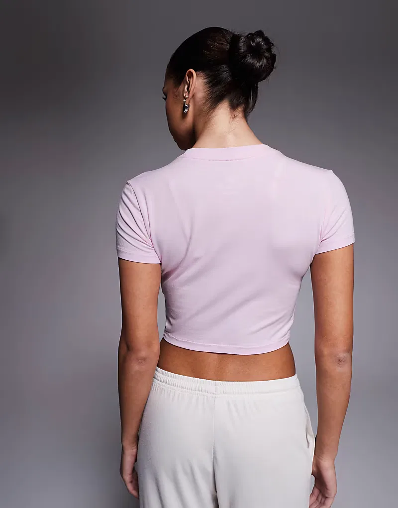Укороченный топ Nike Chill, розовый — фото 2