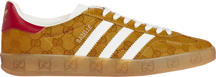 

Кроссовки Adidas Gucci x Gazelle 'GG Monogram', коричневый