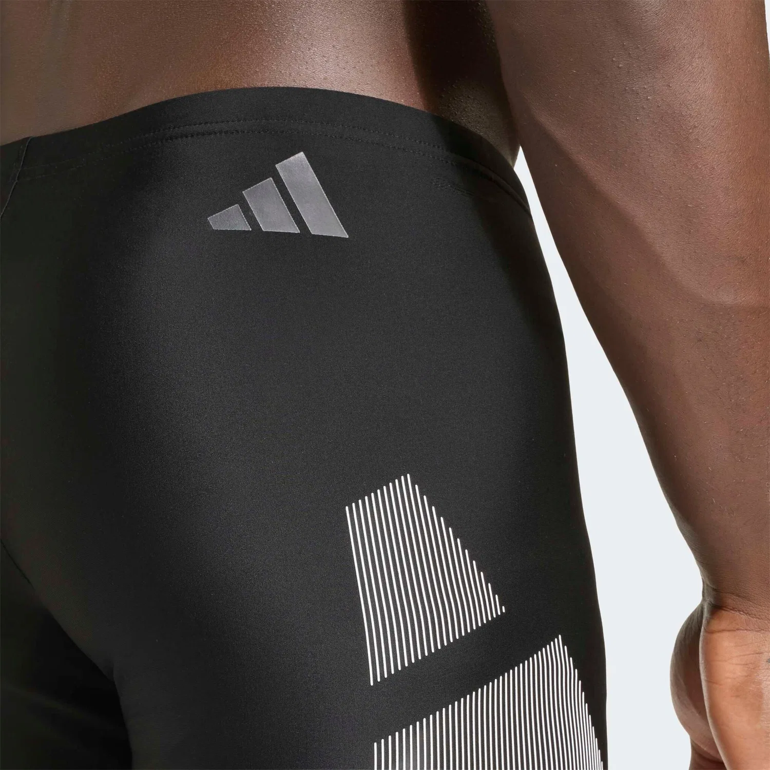 Мужские плавательные джаммер-шорты с логотипом Adidas Performance, Black — фото 3