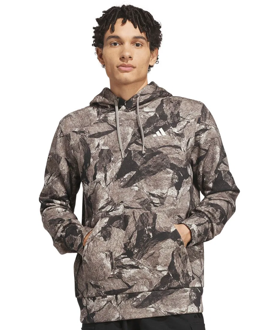Худи с принтом Rock Camo adidas, Silver Pebble