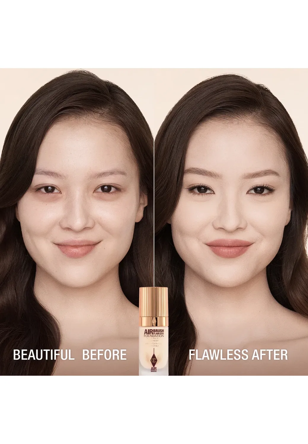 Безупречная тональная основа, созданная с помощью аэрографа. Charlotte Tilbury, 1 Neutral, 30 мл — фото 2
