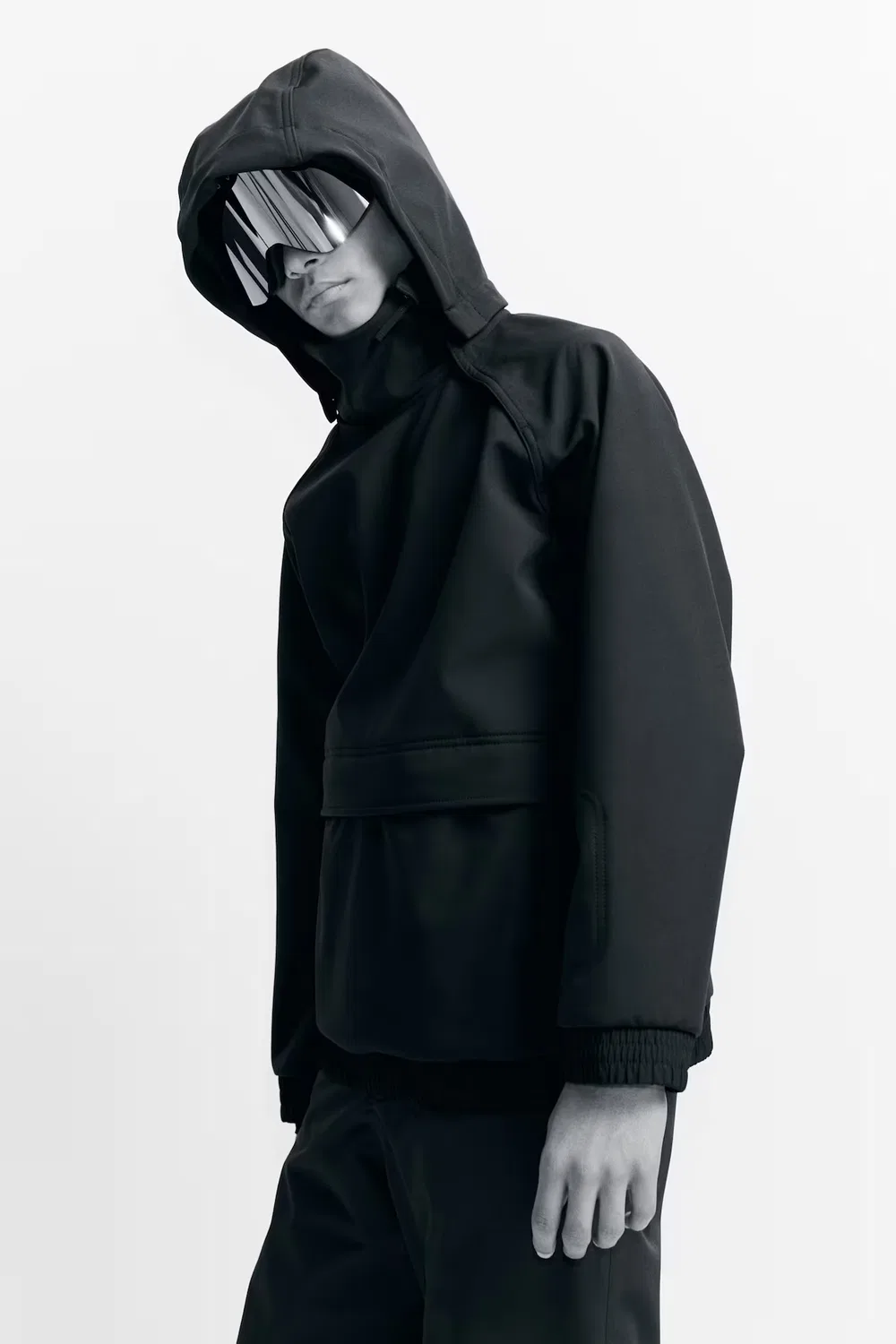 Анорак из мягкой ткани H&M, Schwarz — фото 4