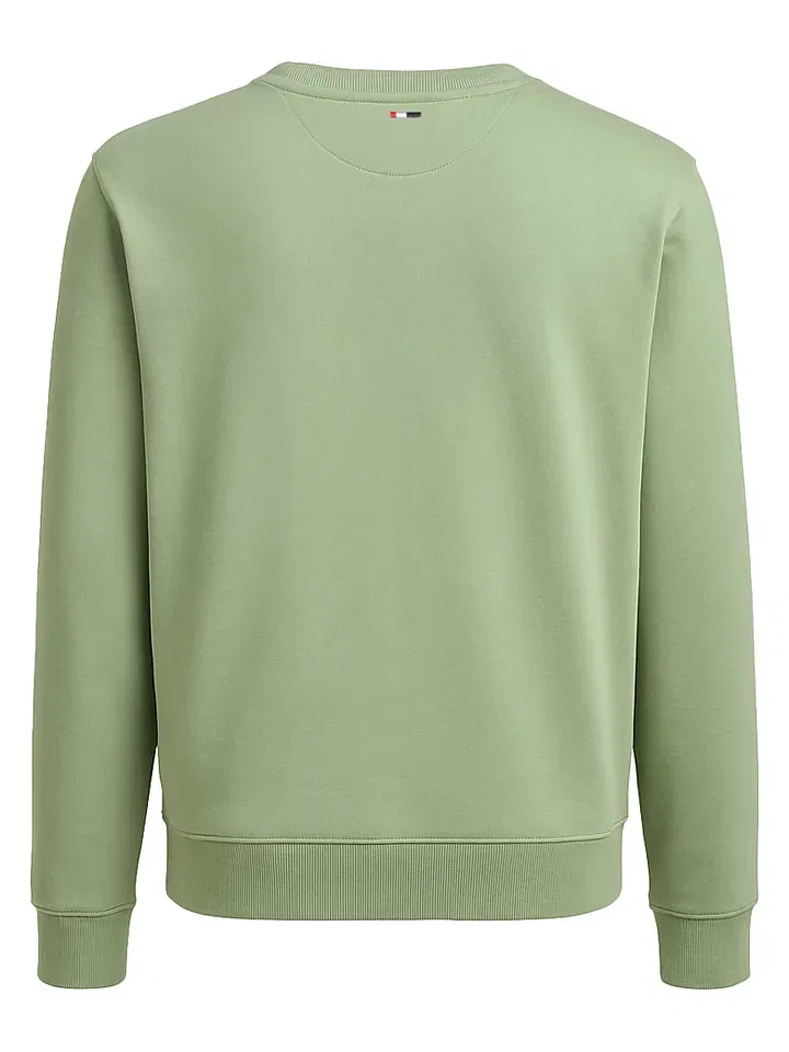 Мужская прямая футболка с круглым вырезом U.S. Polo Assn., Green — фото 2
