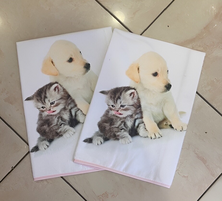 

Набор детских полотенец Almatex Cat Cotton, 40×55 см, 2 шт, розовый