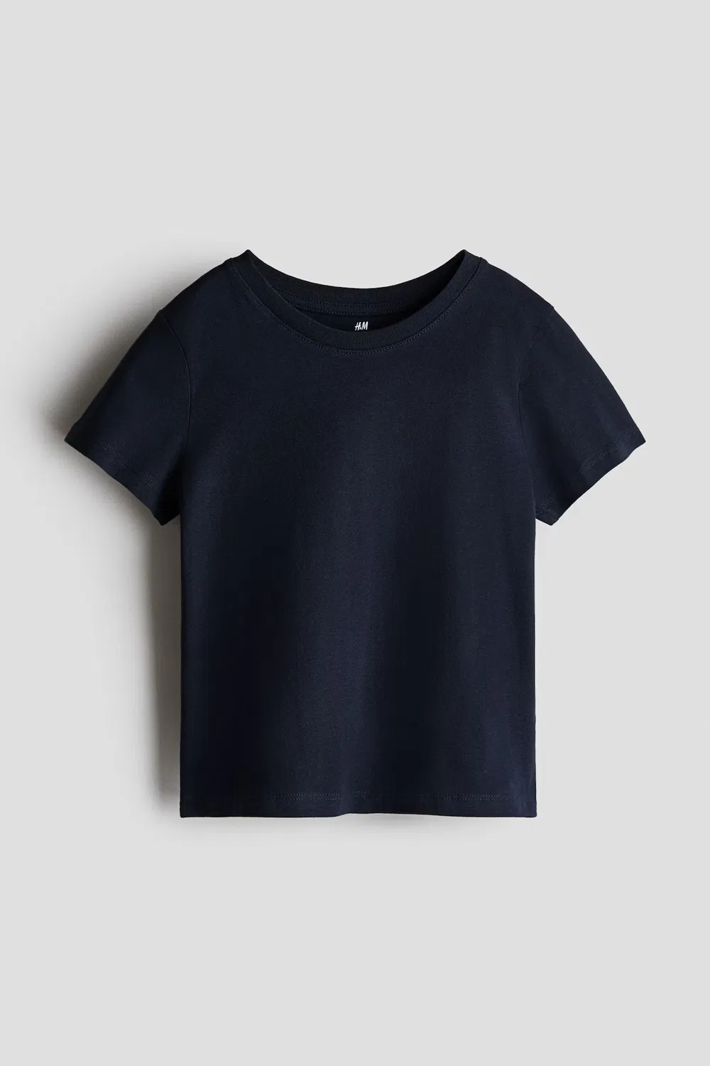 Хлопковая футболка H&M, Marineblau