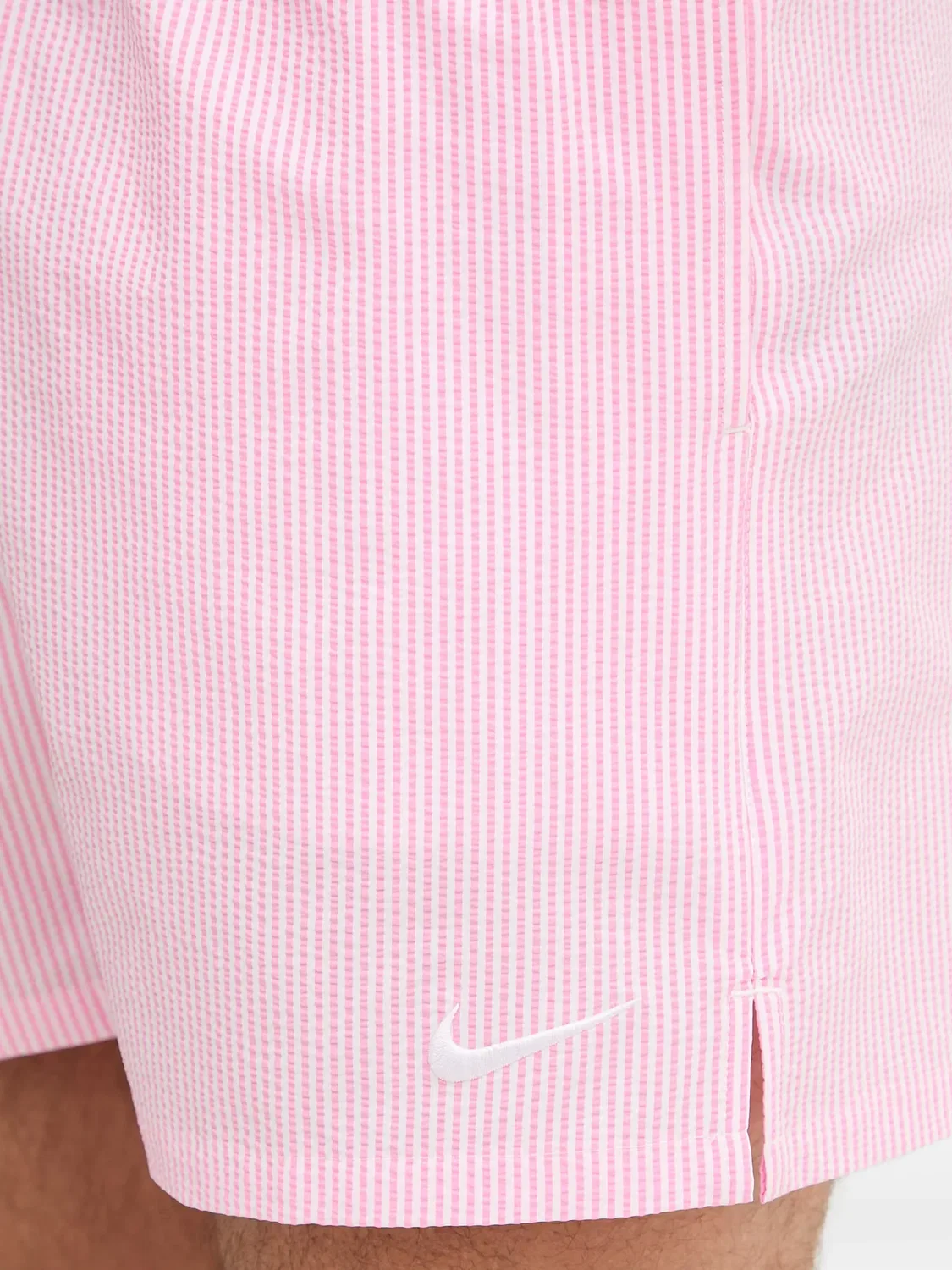 Шорты для плавания розовые из жатой ткани Nike, розовый — фото 2