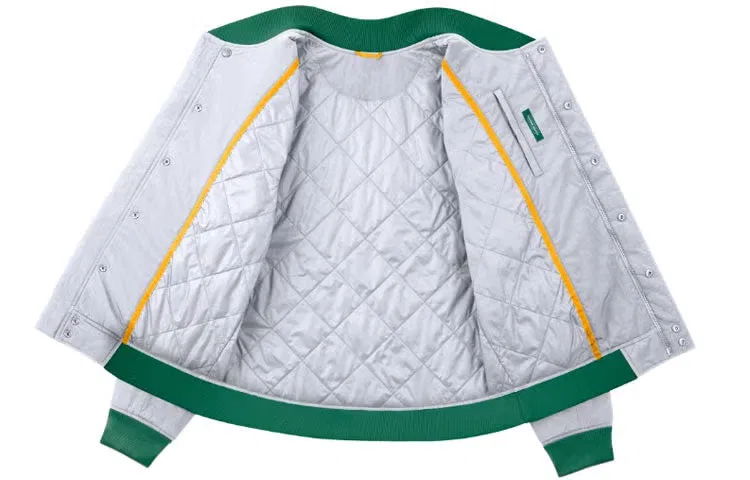 Куртка баскетбольная с принтом Boston Celtics Nike, белая