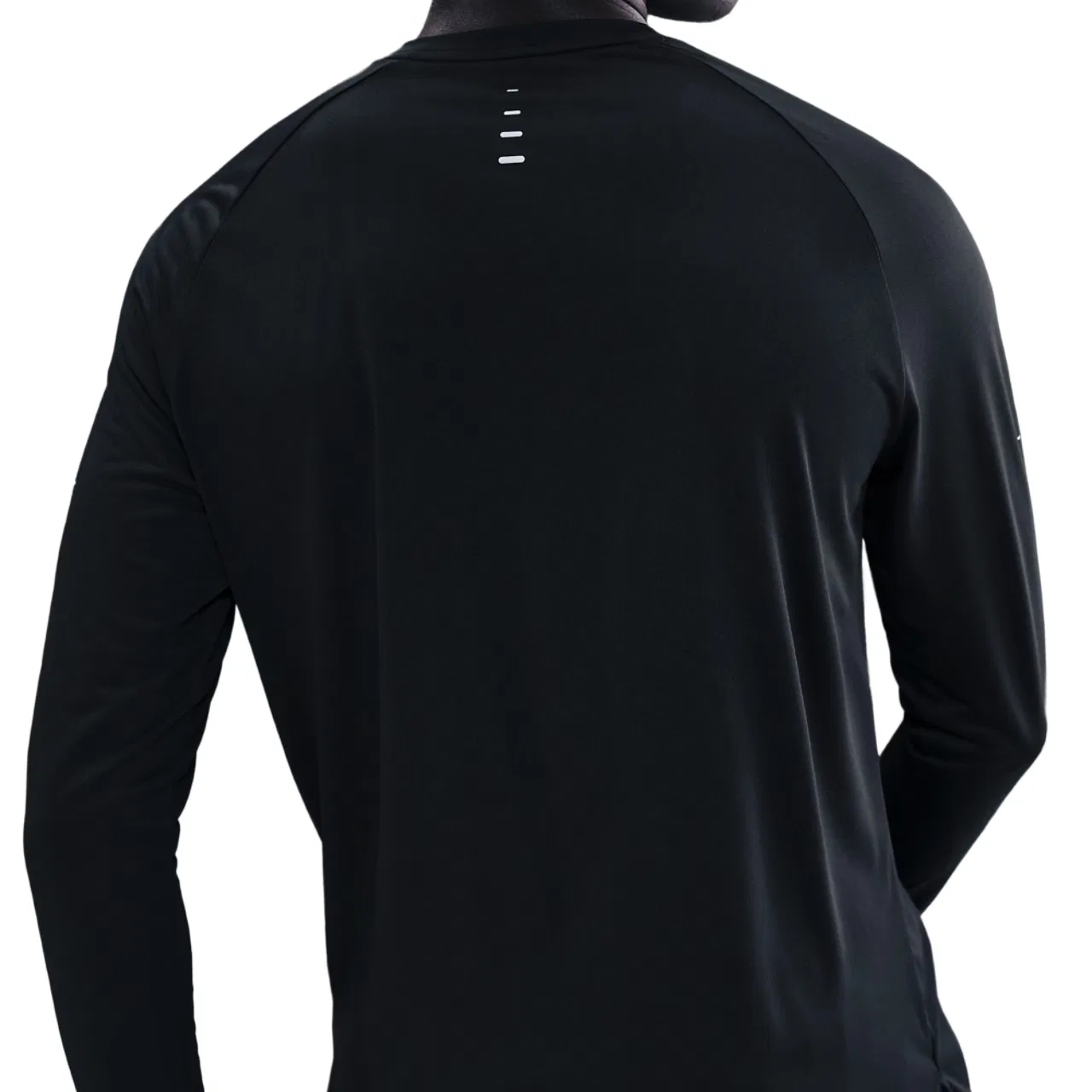 Мужская футболка с длинным рукавом Nike Dri-FIT ADV Stride LS Top, Black/Reflective Silver — фото 2