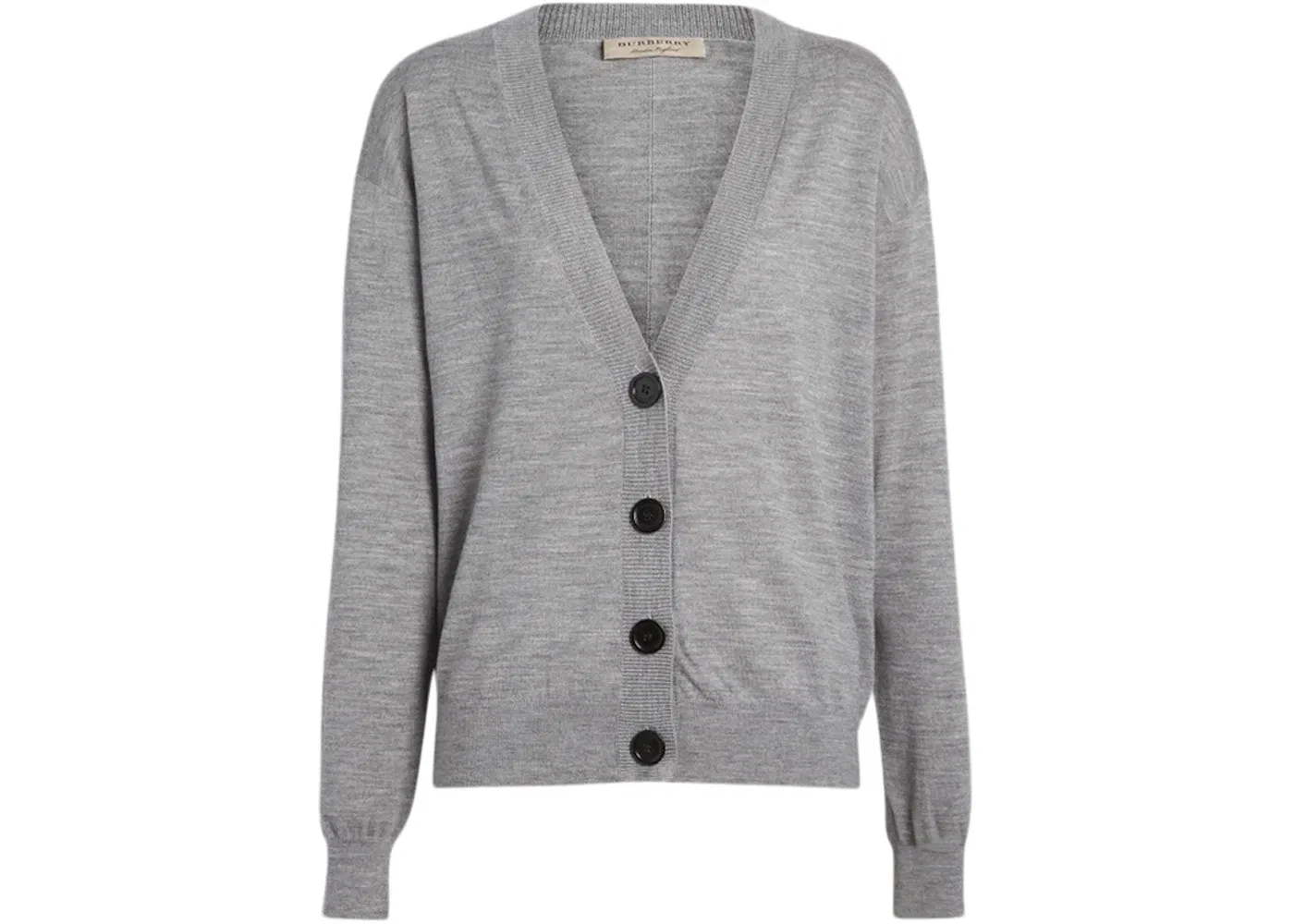 Женский кардиган с налокотниками Vintage Check Dornoch Burberry, Grey
