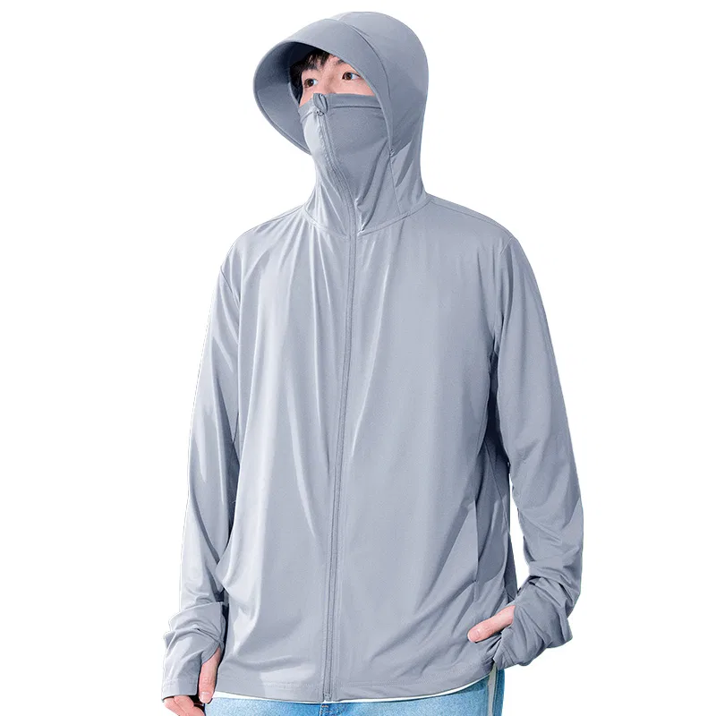 Детская одежда для защиты от солнца UPF100+ с широкими полями MINISO, Ice Dusty Blue