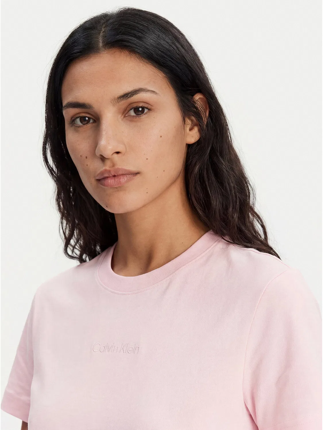 Женская футболка стандартного кроя Calvin Klein, розовый — фото 4