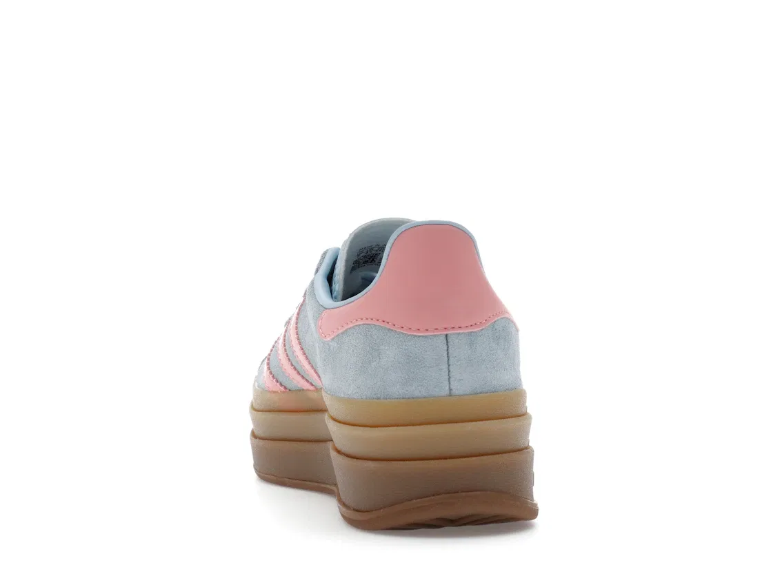 Детские кроссовки Lifestyle Adidas Gazelle Bold, Clear Sky Semi Pink Spark Silver Metallic — фото 4