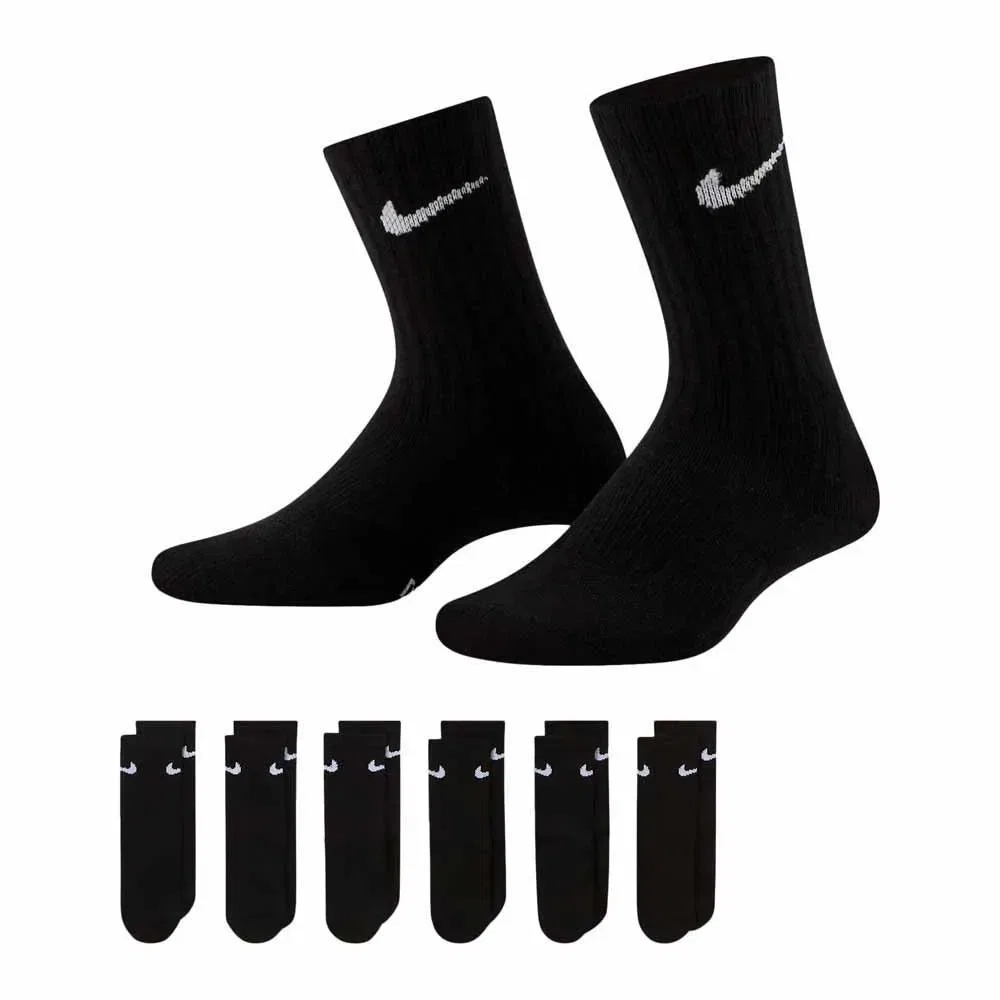Носки Nike RN0019 6 пар, черный