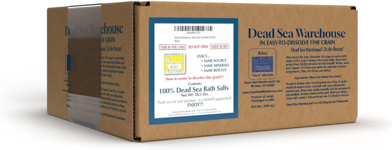 Соль для ванн Dead Sea Warehouse с Мертвого моря, 8.39 кг