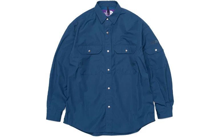 Детская рубашка с длинным рукавом THE NORTH FACE PURPLE LABEL, Blue