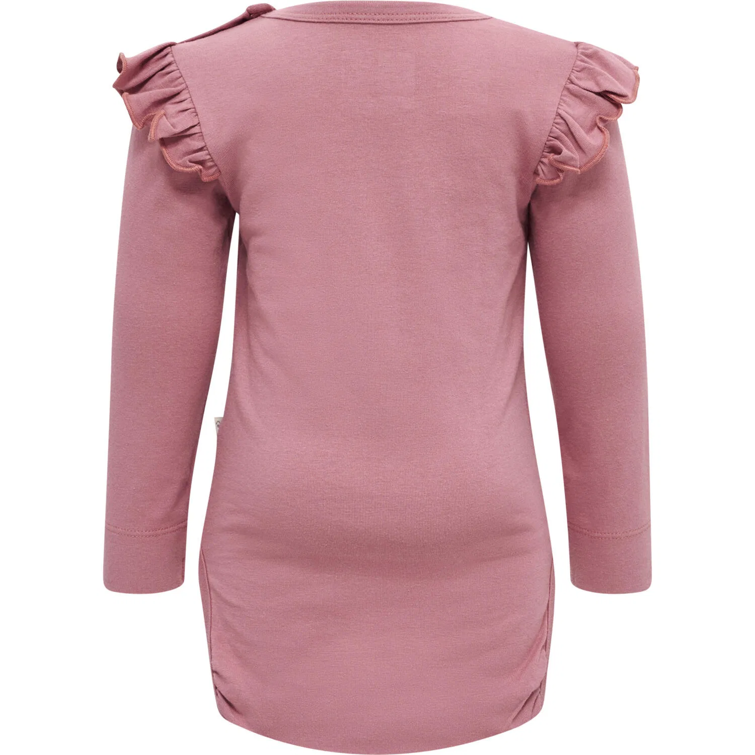 Детский хлопковый боди с длинным рукавом Hummel Frik, Rosa Pastellrosa Hellrosa — фото 3