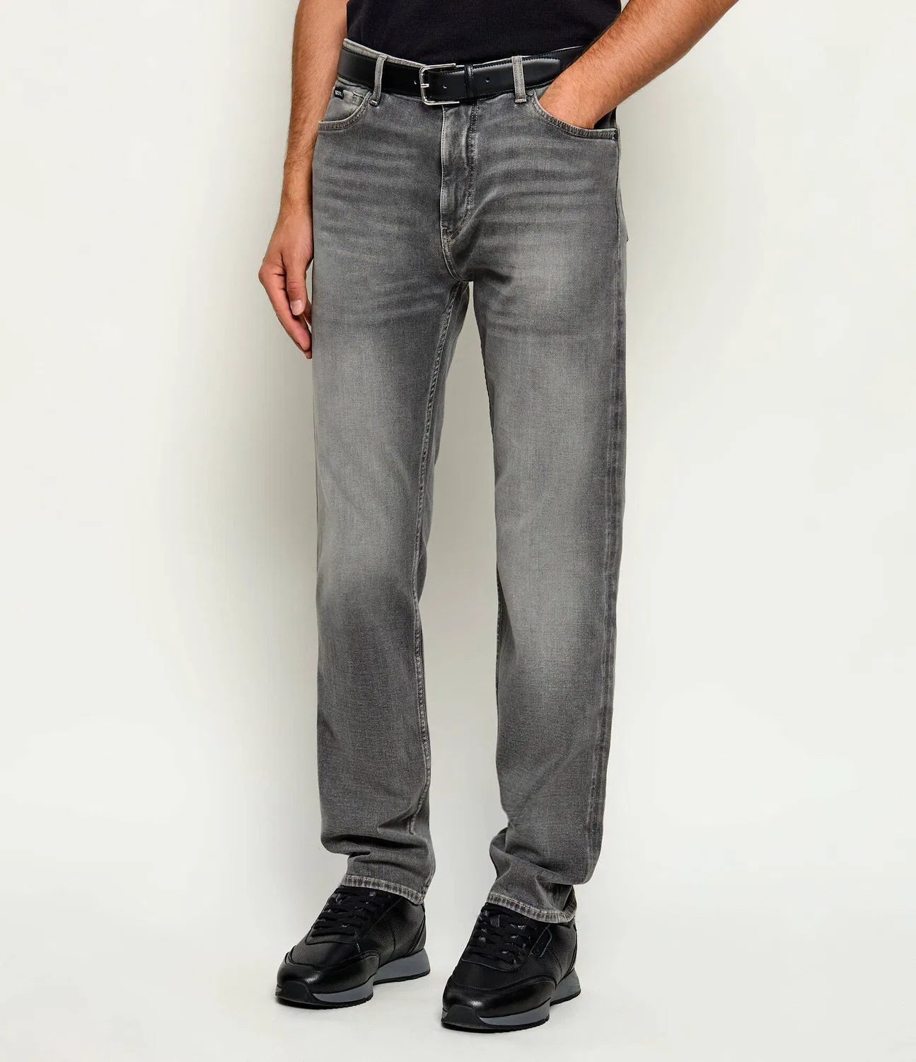 Джинсы Regular Fit H-Ogden Boss, Grigio