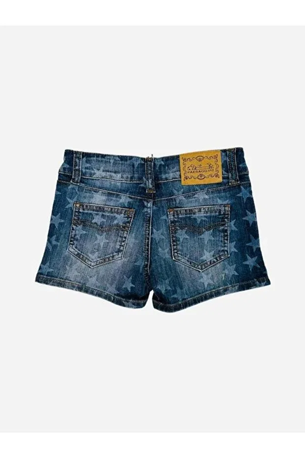 Детские шорты для девочек джинсовые Paessaggino denim shorts Tomstore, Blue — фото 2