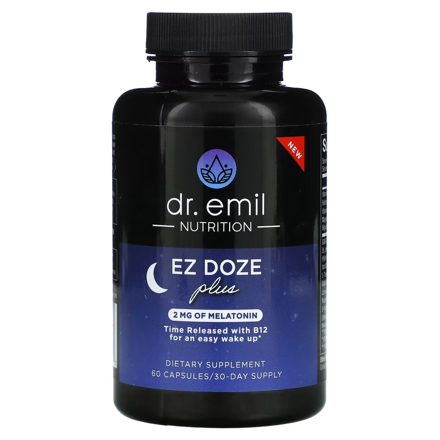 

Dr Emil Nutrition EZ DOZE Plus Melatonin, 60 капсул