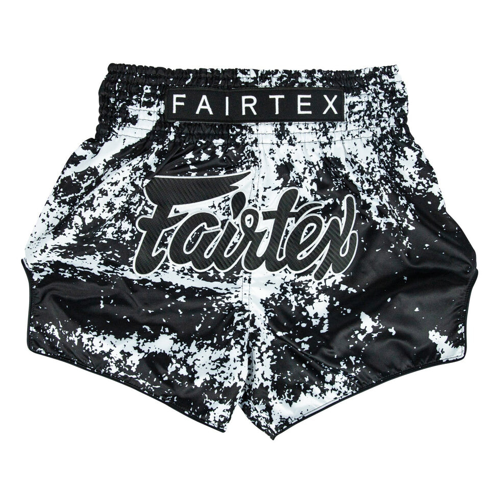 

Шорты для тайского бокса Fairtex Bs1949 Grunge Black, размер 2XL, черный