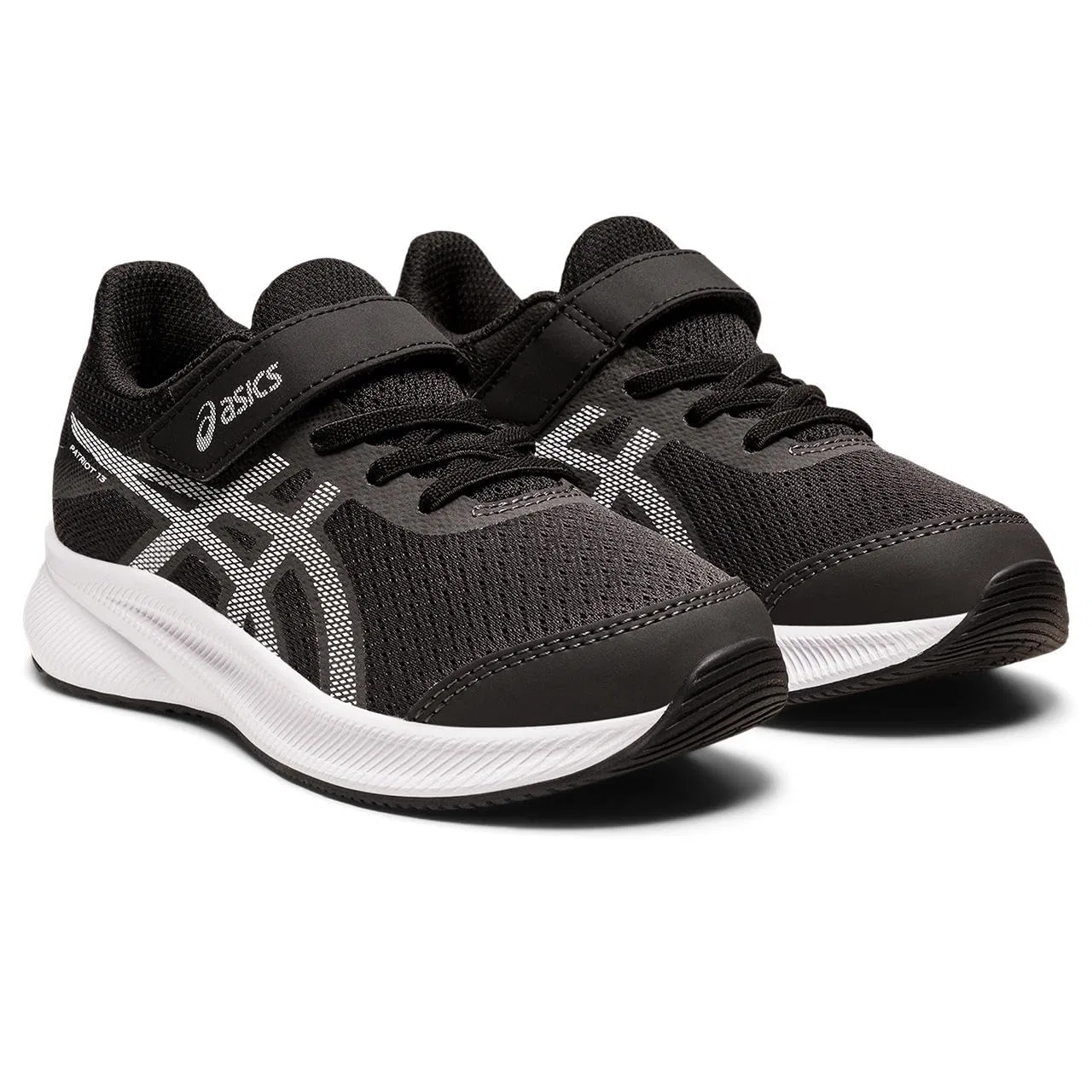 Детские кроссовки для мальчиков с амортизацией Patriot 13 Ps ASICS, Graphite Grey White