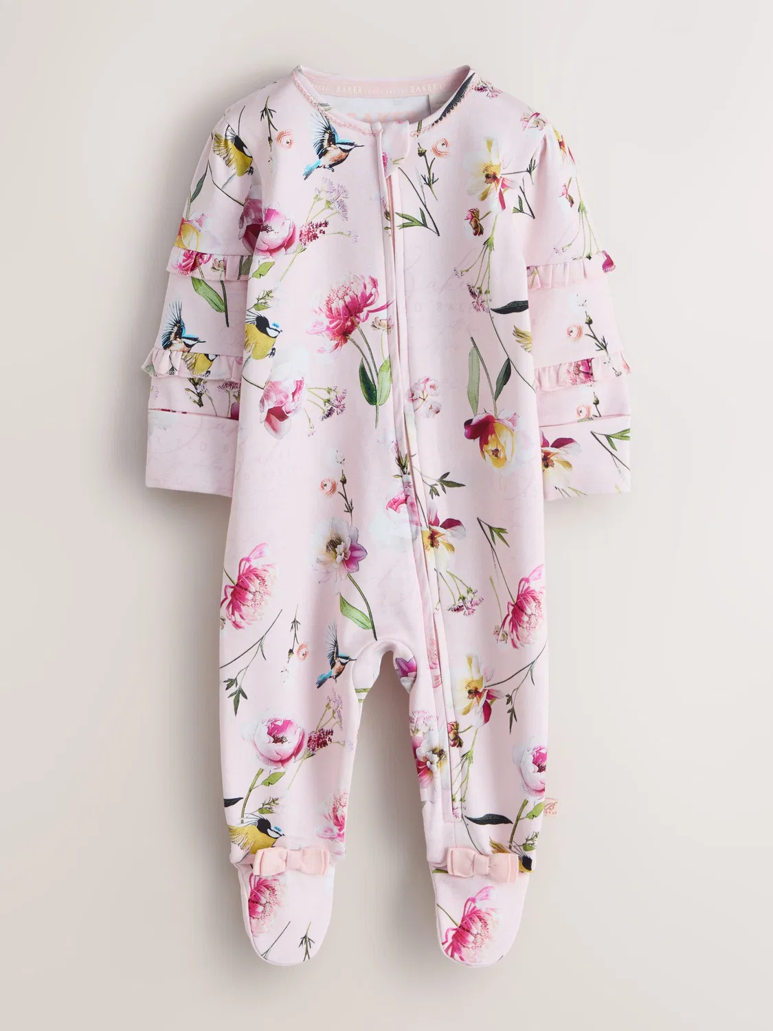 Комплект боди-слипов, 3 шт. Baker by Ted Baker, розовый/белый — фото 2