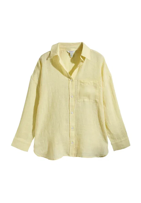 Блузка свободного кроя Button-down blouse Next, желтый