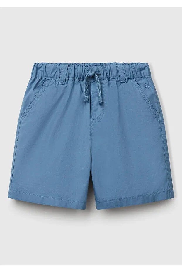Детские шорты для мальчиков хлопковые Bermuda United Colors Of Benetton, Aviator Blue