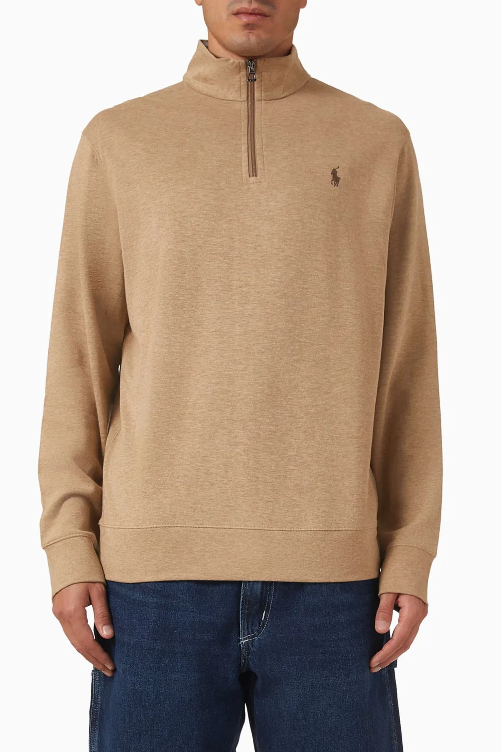 Свитшот на молнии из джерси Polo Ralph Lauren
