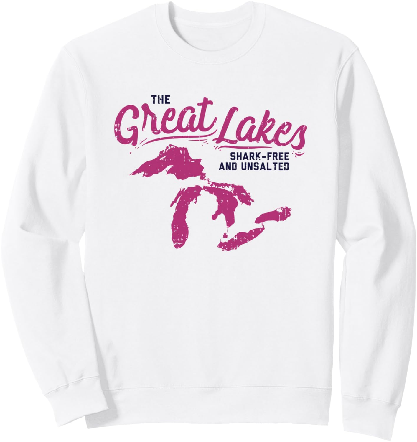 

Толстовка для летнего отдыха в Великих озерах без акул и соли Fresan - Great Lakes Shark Free Watersport, белый