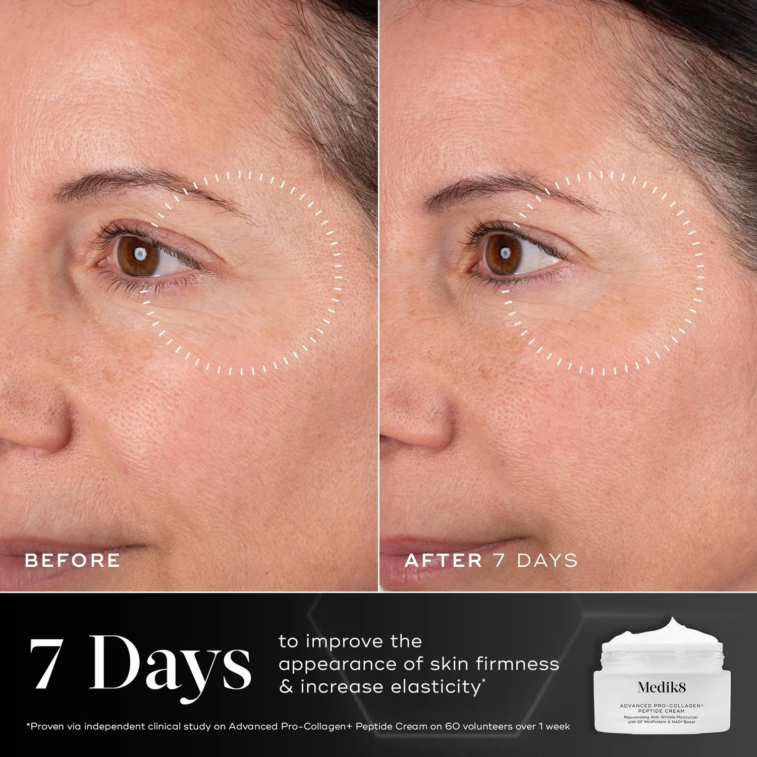 Крем антивозрастной с пептидами Advanced Pro-Collagen+ Peptide Cream Medik8, 48 мл — фото 4