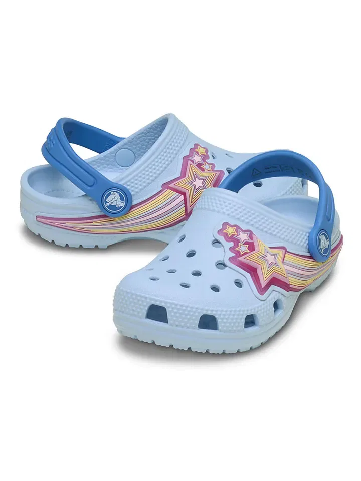 Кроксы детские, голубой Crocs — фото 3