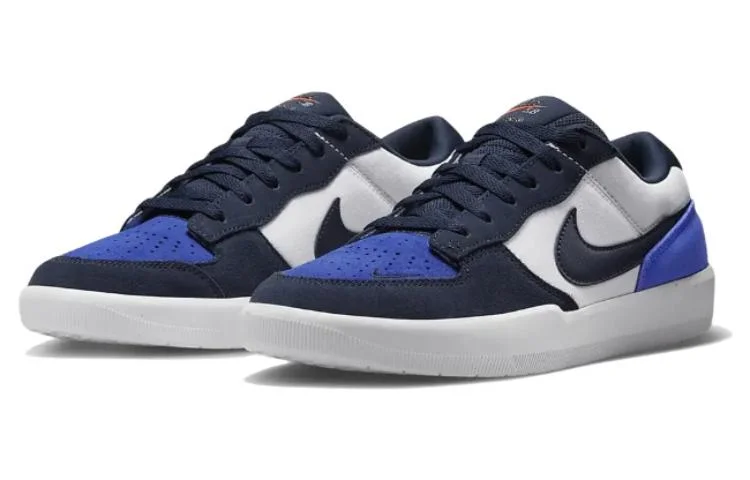 Кроссовки Nike SB Force 58, белый/темно-синий — фото 3