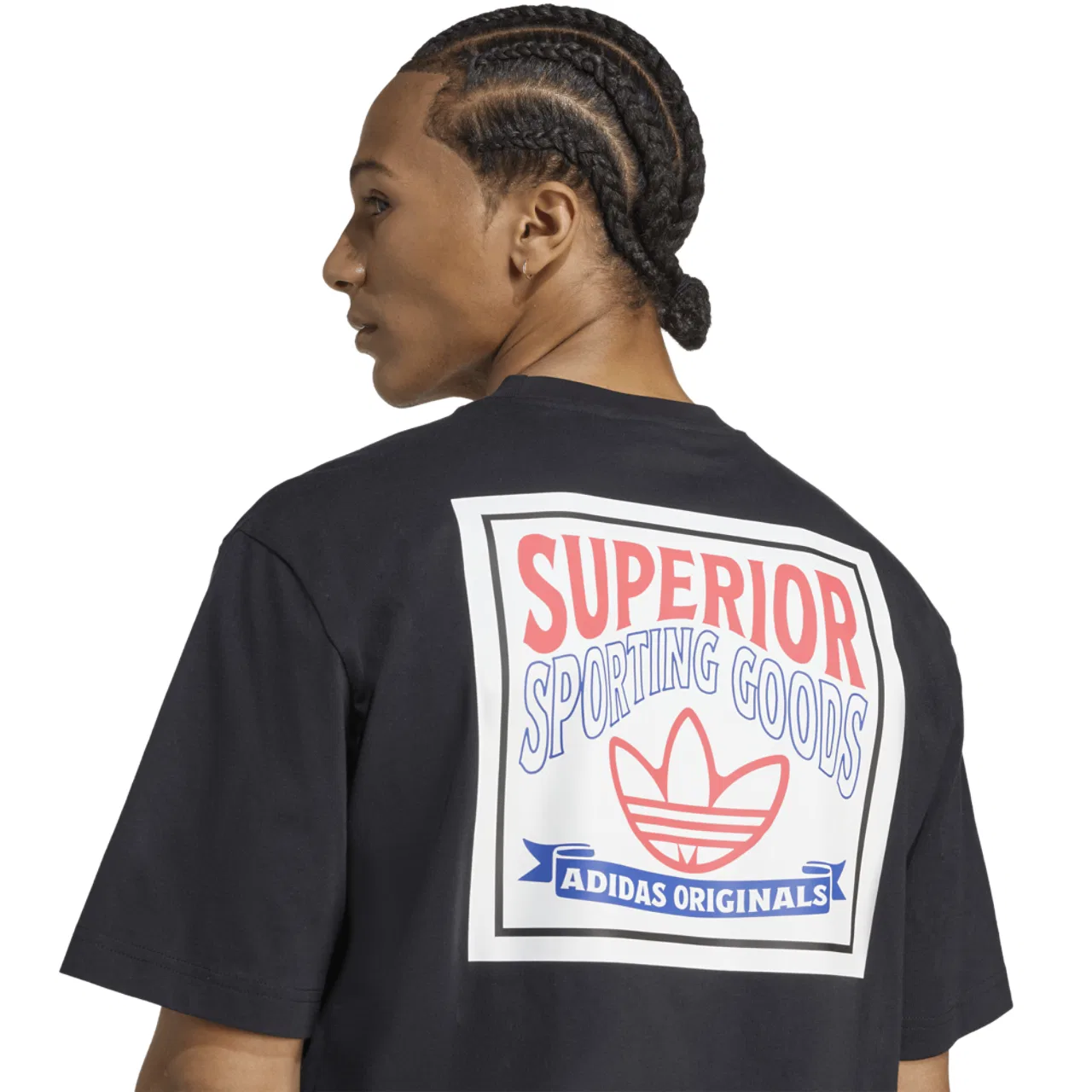 Мужская футболка Wabash Loose Adidas, черный — фото 4