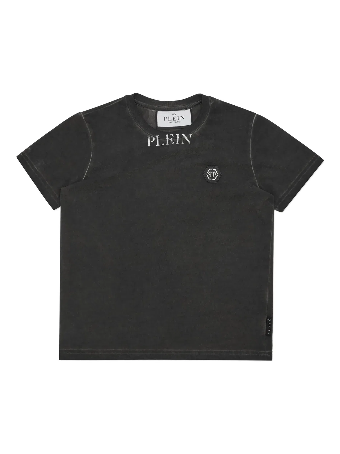 Футболка Basic Plein Old Dye Philipp Plein, черный