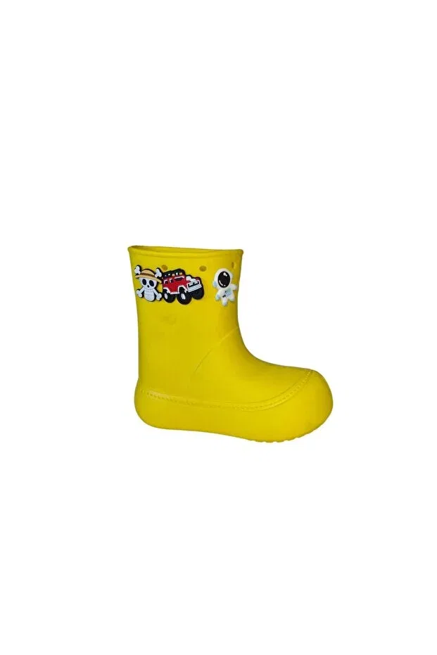 Детские резиновые сапоги для девочек с принтом Giraffe Socks Set Casabony, Yellow — фото 3