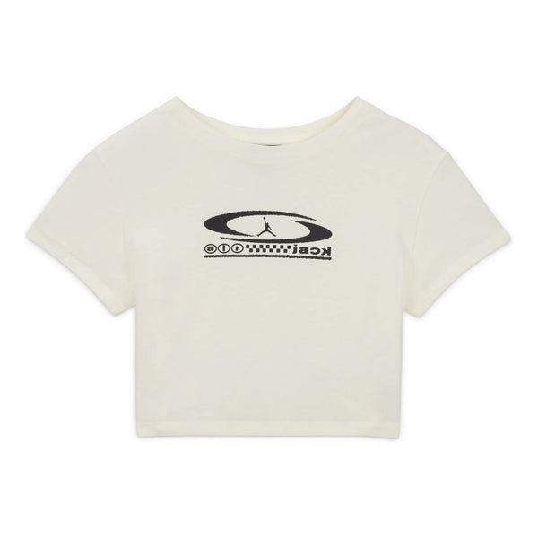 

Футболка x travis scott slim t-shirt 'sail' Air Jordan, мультиколор