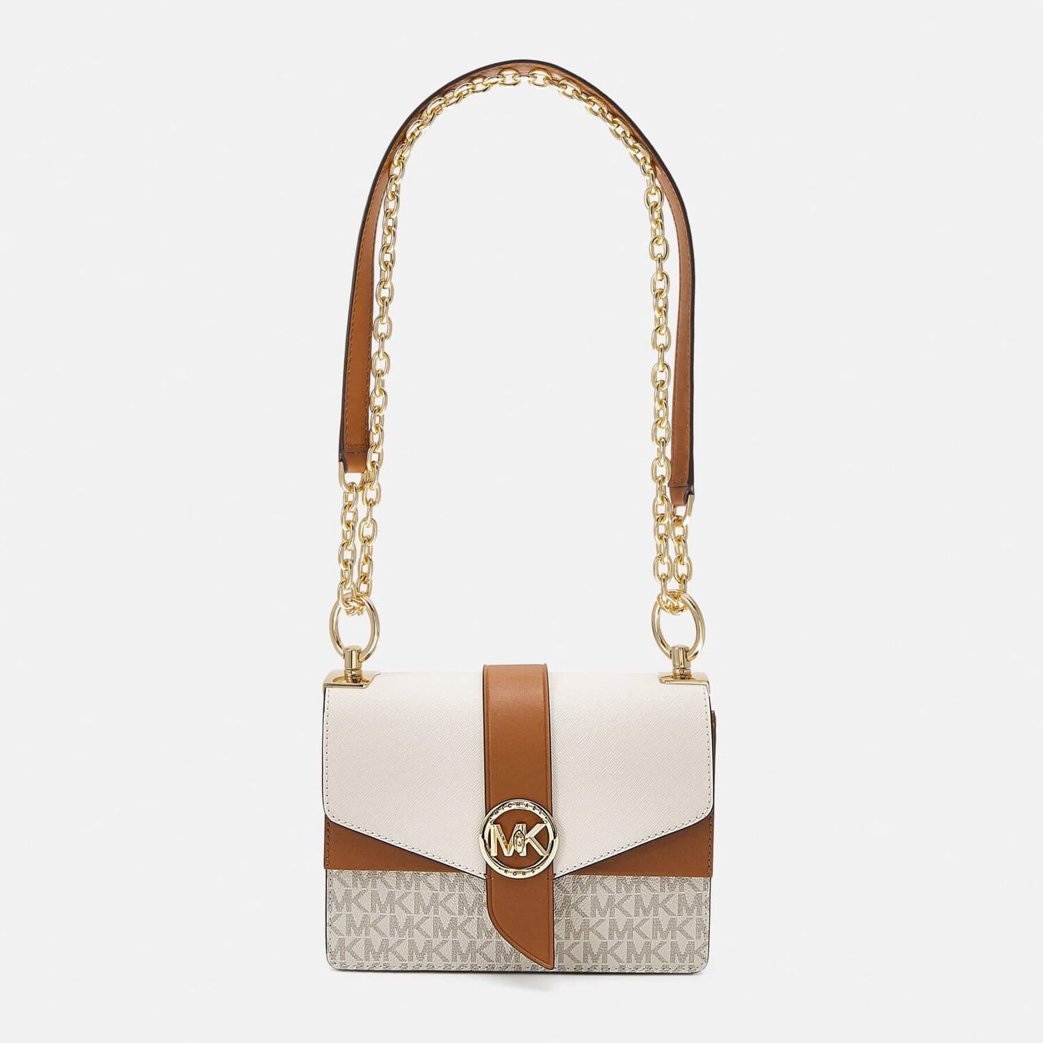 

Сумка Michael Kors Greenwich, бежевый/коричневый