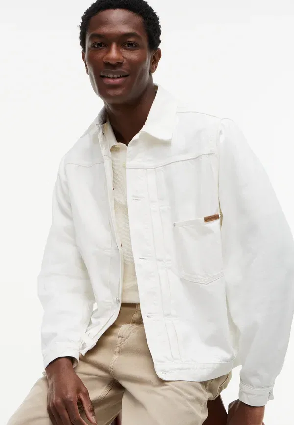 Куртка джинсовая Trucker type seasonal quality, Tommy Hilfiger, White, белый — фото 4