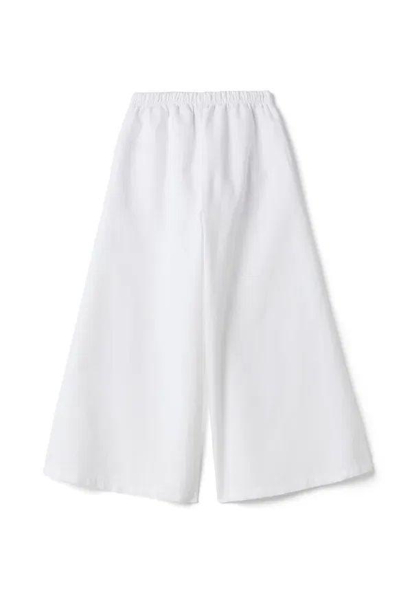 Брюки прямого кроя Palazzo trousers Ovs optical white, белый — фото 2