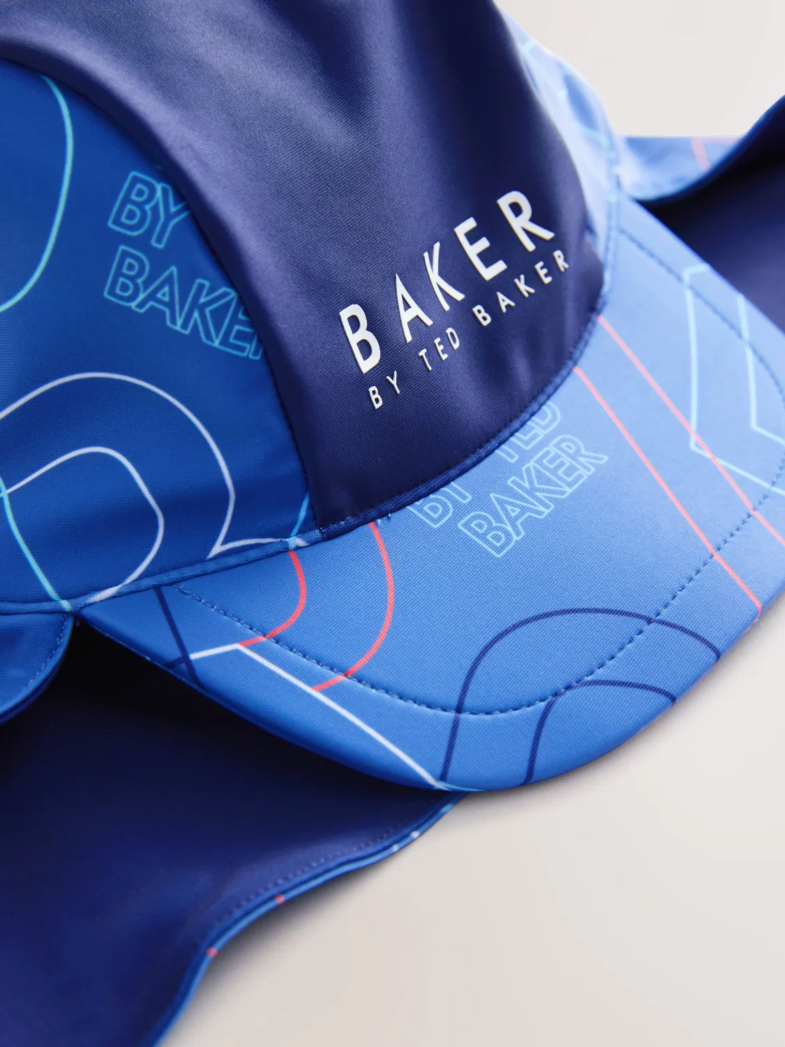 Комбинезон для плавания и панама Baker by Ted Baker, синий — фото 4