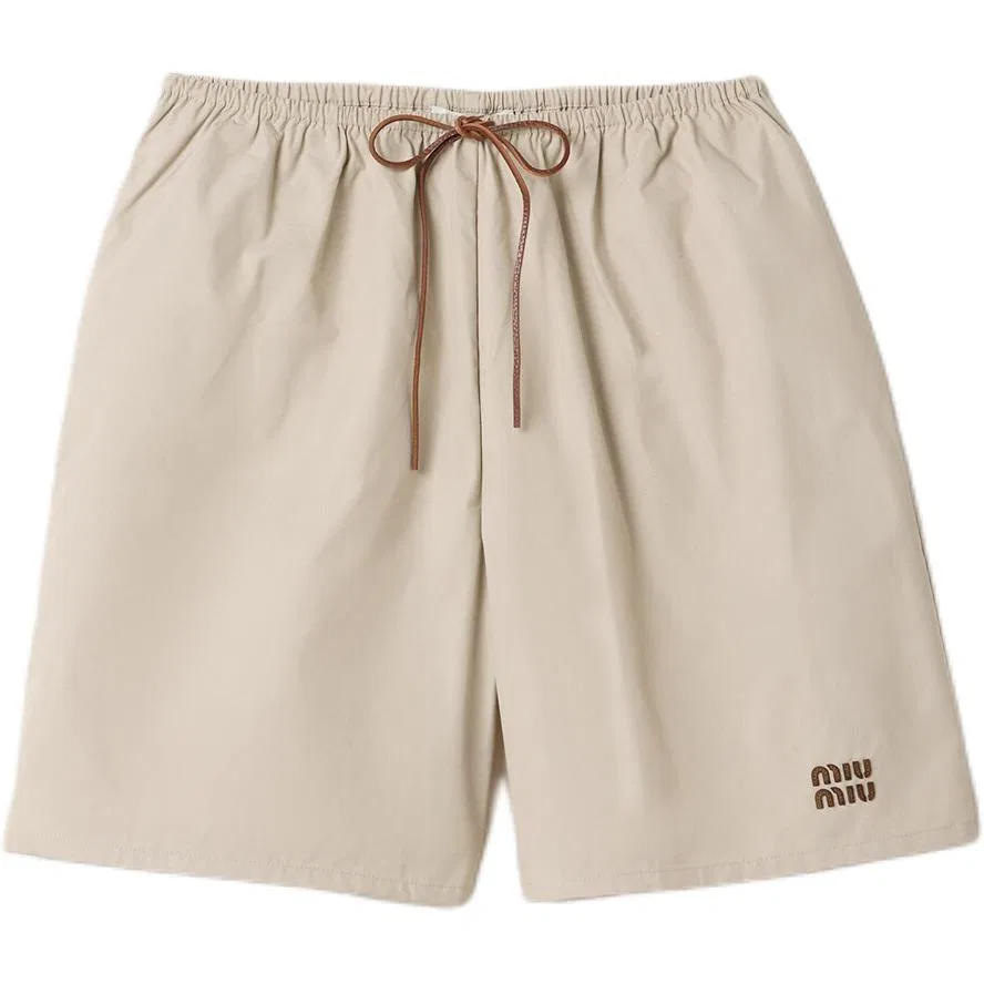 Женские шорты Casual MIU MIU, Limestone