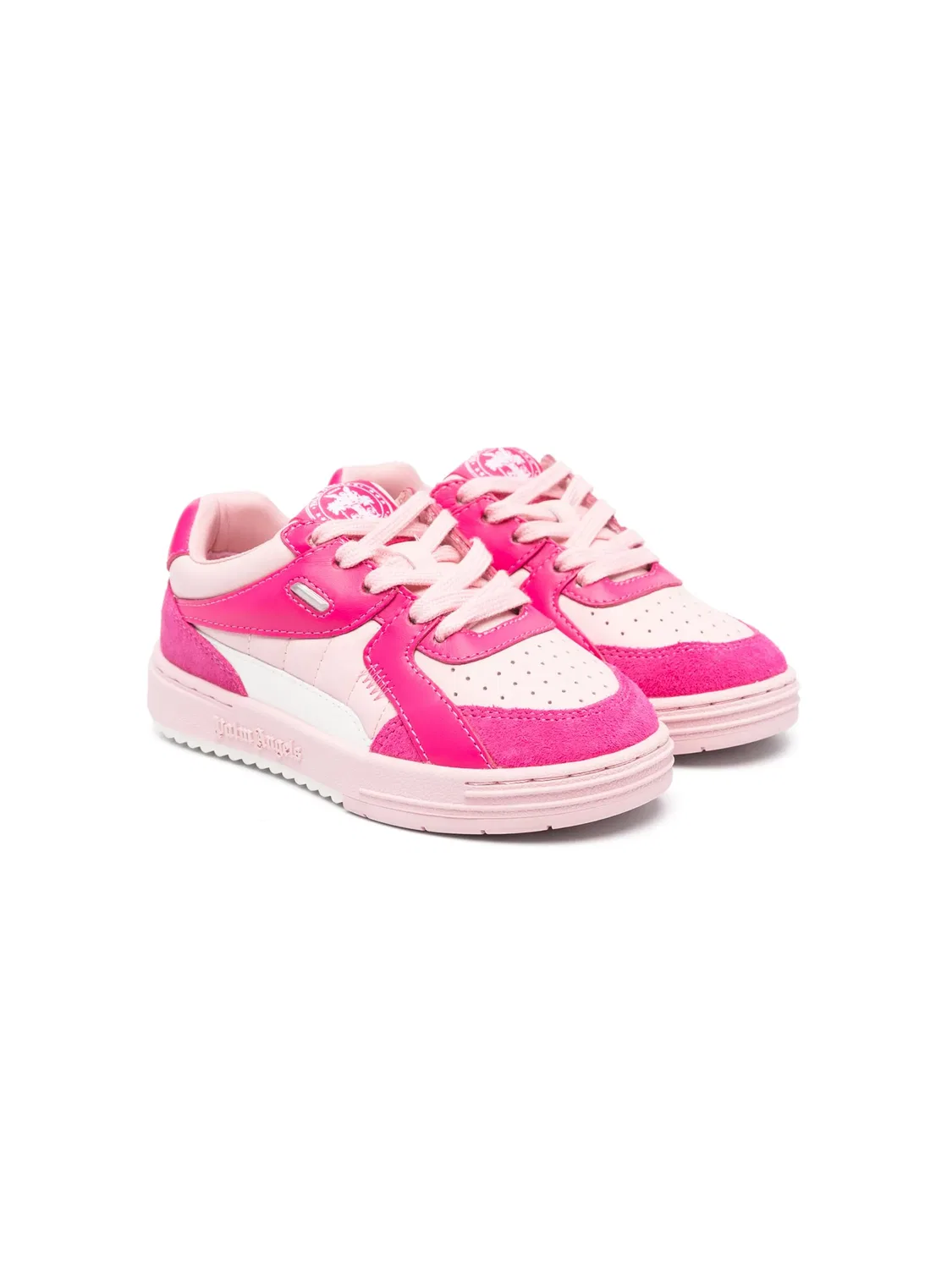 Palm Angels Кроссовки кожаные розовые