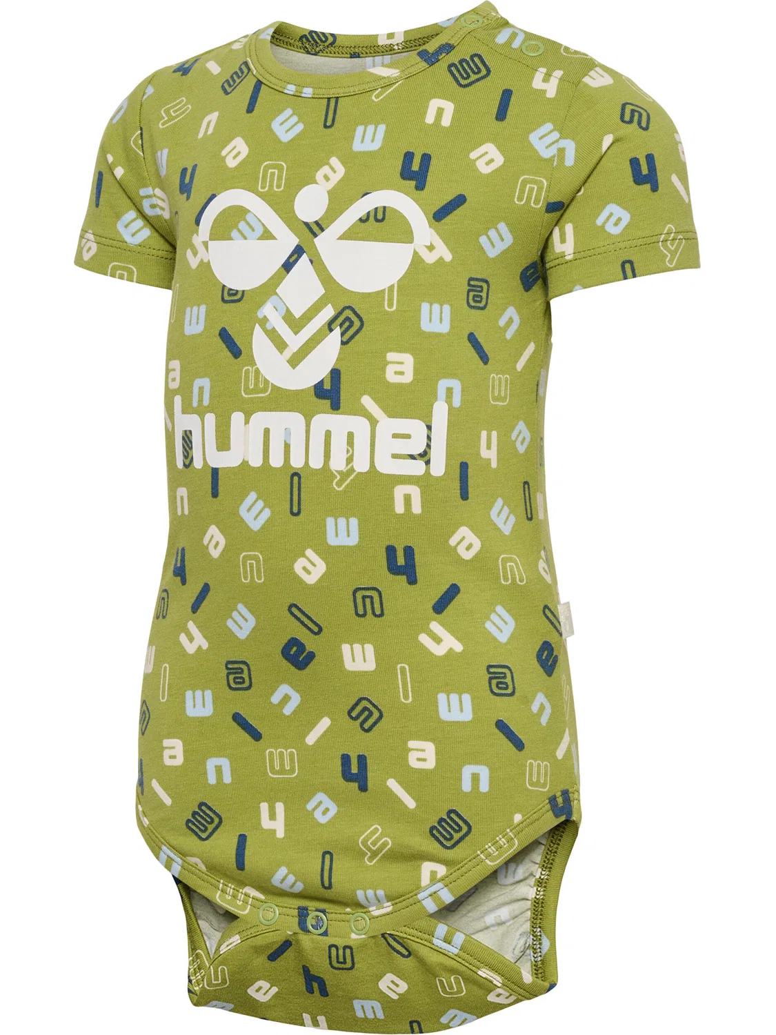 Детский боди-комбинезон с принтом Hmlgladly Hummel, Olivgrun — фото 4