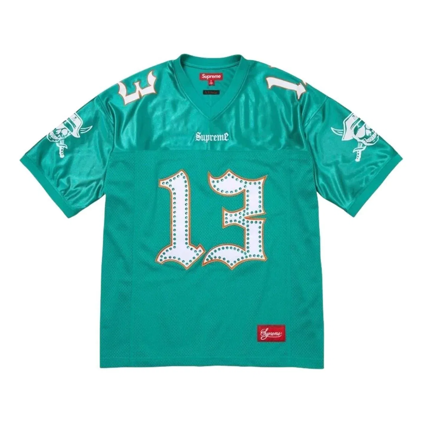 Мужская игровая майка FW26 x b.b. Simon Football Jersey 'Teal' Supreme, Teal